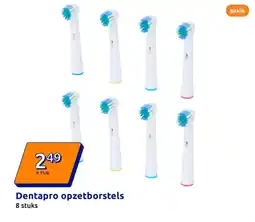 Action Dentapro opzetborstels aanbieding