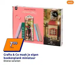 Action Crafts & Co maak je eigen boekenplank miniatuur aanbieding
