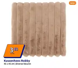 Action Kussenhoes Robby aanbieding