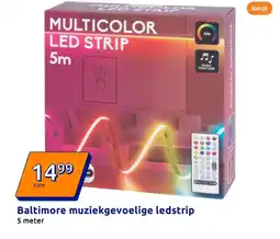 Action Baltimore muziekgevoelige ledstrip aanbieding