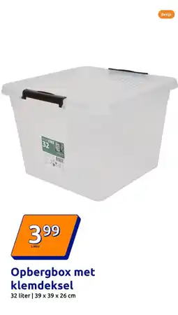Action Opbergbox met klemdeksel aanbieding