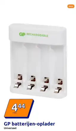 Action GP batterijen-oplader aanbieding