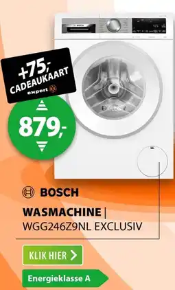 Expert Bosch wasmachine WGG246Z9NL aanbieding