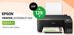 Expert Epson printer | ecotank ET-1810 aanbieding