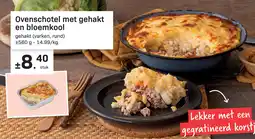 Buurtslagers Ovenschotel met gehakt en bloemkool aanbieding