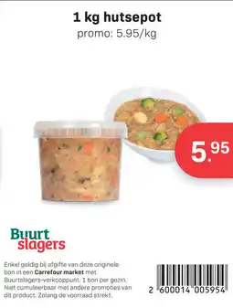 Buurtslagers Hutsepot aanbieding
