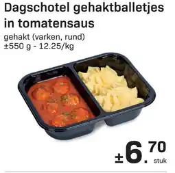 Buurtslagers Dagschotel gehaktballetjes in tomatensaus aanbieding
