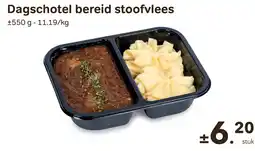Bon Ap Dagschotel bereid stoofvlees aanbieding