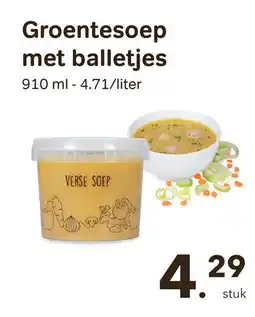 Bon Ap Groentesoep met balletjes aanbieding