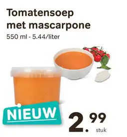 Bon Ap Tomatensoep met mascarpone aanbieding