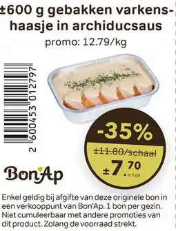 Bon Ap Gebakken varkenshaasje in archiducsaus aanbieding