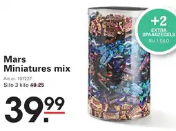 Sligro Mars Miniatures mix aanbieding