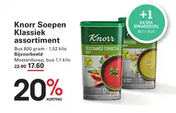 Sligro Knorr Soepen Klassiek assortiment aanbieding