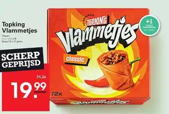 Sligro Topking Vlammetjes aanbieding
