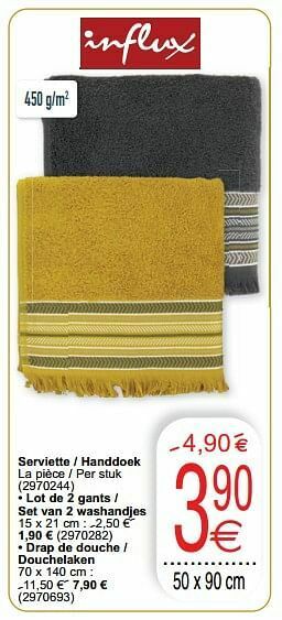 Cora Serviette- handdoek aanbieding