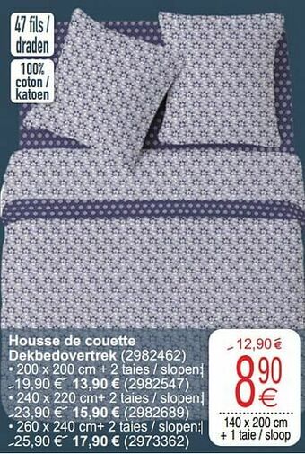 Cora Housse de couette dekbedovertrek aanbieding