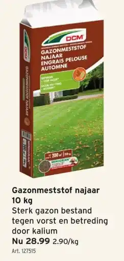 GAMMA Gazonmeststof najaar 10 kg aanbieding