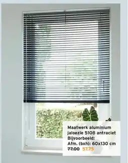 GAMMA Maatwerk aluminium jaloezie 5108 antraciet aanbieding