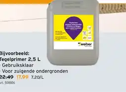 GAMMA Tegelprimer 2,5 L aanbieding