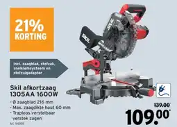 GAMMA Skil afkortzaag 1305AA 1600W aanbieding