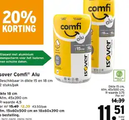 GAMMA Dikte 18 cm aanbieding