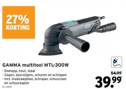 GAMMA GAMMA multitool MTL-300W aanbieding