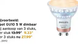 GAMMA Spot GU10 5 W dimbaar aanbieding