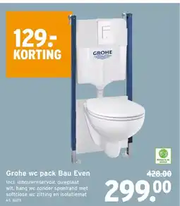 GAMMA Grohe wc pack Bau Even aanbieding