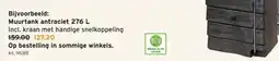 GAMMA Muurtank antraciet 276 L aanbieding