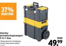GAMMA Stanley gereedschapswagen 3-in-1 box aanbieding