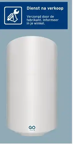 GAMMA Van Marcke boiler natte weerstand 50 L 1,5 kW Ook verkrijgbaar in 75, 100, 150 en 200 L aanbieding