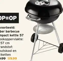 GAMMA Weber barbecue Compact kettle 57 aanbieding