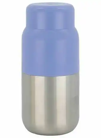 HEMA HEMA Isoleerfles 250ml Rvs Lichtblauw (blauw) aanbieding