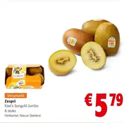 Colruyt Zespri Kiwi's Sungold Jumbo aanbieding