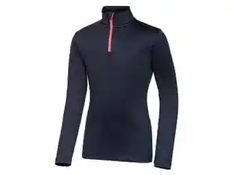 Lidl CRIVIT® Thermoshirt met lange mouwen en sportieve opstaande kraag (122/128, marine) aanbieding