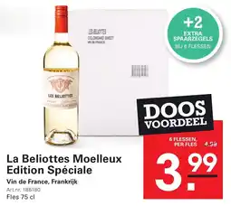 Sligro La Beliottes Moelleux Edition Spéciale aanbieding