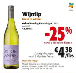 Colruyt Oxford Landing Pinot Grigio 2023 Australië aanbieding