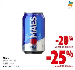 Colruyt Maes pils 5,2% vol aanbieding