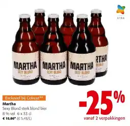 Colruyt Martha Sexy Blond sterk blond bier 8% vol aanbieding