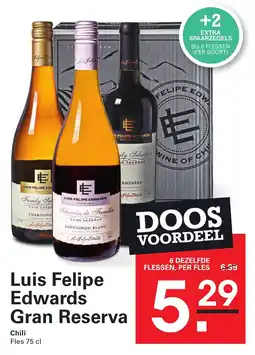 Sligro Luis Felipe Edwards Gran Reserva aanbieding