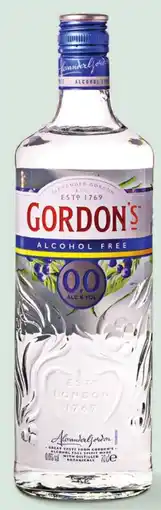 Sligro Gordon's Gin 0,0% aanbieding