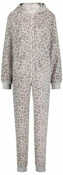 HEMA HEMA Dames Onesie Fleece Grijs (grijs) aanbieding