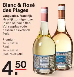 Sligro Blanc & Rosé des Plages aanbieding