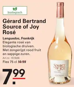 Sligro Gérard Bertrand Source of Joy Rosé aanbieding