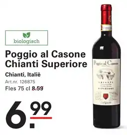 Sligro Poggio al Casone Chianti Superiore aanbieding