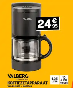 Electro Depot KOFFIEZETAPPARAAT VAL-F915STB aanbieding