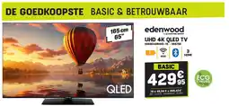 Electro Depot Edenwood UHD 4K QLED TV ED65EA08UHD-VE aanbieding