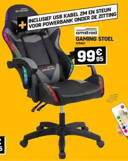 Electro Depot Amstrad GAMING STOEL aanbieding