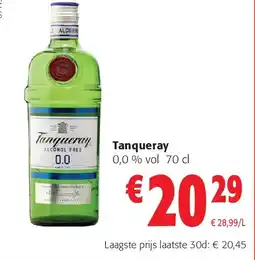 Colruyt Tanqueray aanbieding