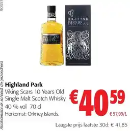 Colruyt Highland Park aanbieding